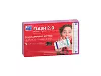 Een Flashcard Oxford 2.0 75x125mm A7 80vel 250gr lijn lila koop je bij Alles voor uw kantoor