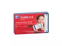 Een Flashcard Oxford 2.0 75x125mm 80vel 250gr lijn blauw koop je bij EconOffice