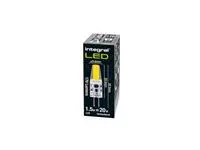 Een Ledlamp Integral G4 4000K koel wit 1.5W 170lumen koop je bij Kantoorvakhandel van der Heijde