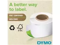 Etiket Dymo labelwriter 2177563 25mmx54mm adres wit doos à 12 rol à 500 stuks