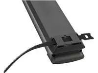 Een Stekkerdoos Brennenstuhl bureau Estilo 6-voudig incl. 2 USB 2m zwart zilver koop je bij Van Leeuwen Boeken- en kantoorartikelen