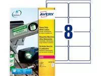 Een Etiket Avery L4715-20 99.1x67.7mm wit 160stuks koop je bij Kantoorvakhandel van der Heijde