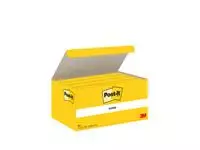Een Memoblok Post-it 653 38x51mm geel koop je bij Van Hoye Kantoor BV
