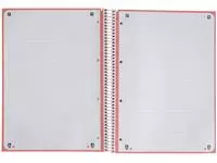 Een Notitieboek Oxford Touch Europeanbook A4+ 4-gaats lijn 80vel pastel roze koop je bij EconOffice