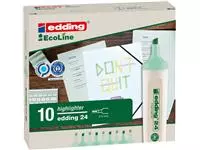 Een Markeerstift edding 24 Ecoline pastel groen koop je bij EconOffice