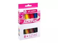 Acrylverf Talens Art Creation 12ml set à 8 kleuren