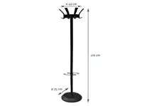 Buy your BRASQ London coat rack standing black at QuickOffice BV