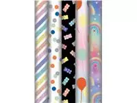 Buy your Wrapping paper Stewo Bright Fun 200x70cm assorted at QuickOffice BV