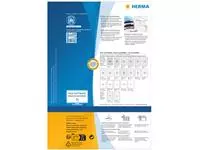 Een Etiket HERMA recycling 10727 63.5x38.1mm 1680stuks wit koop je bij EconOffice