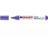 Een Viltstift edding 4500 textiel rond 2-3mm neon violet koop je bij Omnia 4 Office