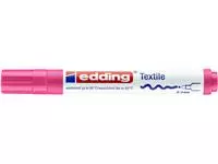 Een Viltstift edding 4500 textiel rond 2-3mm neon roze koop je bij EconOffice