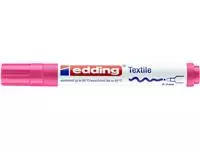 Viltstift edding 4500 textiel rond 2-3mm neon roze