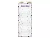 Verjaardagskalender Lannoo Flowers 130x325