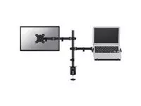 Een Monitorarm met laptopstandaard Neomounts FPMA-D550NOTEBOOK zwart koop je bij EconOffice