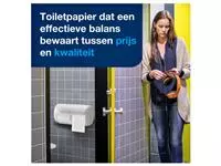 Een Toiletpapier Tork T4 advanced 2-laags 200vel wit 472161 koop je bij Van Hoye Kantoor BV