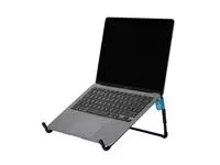 Een Laptopstandaard R-Go Steel Travel Zwart koop je bij Totaal Kantoor Goeree