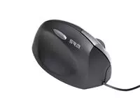 Een Souris Ergofy SRM VS4 gaucher filaire argent noir koop je bij QuickOffice BV