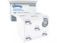 Toiletpapier Kleenex gevouwen tissues 2 laags 36x200stuks wit 8408