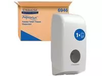 Toiletpapierdispenser Aquarius gevouwen tissue wit 6946