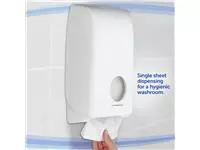 Een Toiletpapierdispenser Aquarius gevouwen tissue wit 6946 koop je bij MV Kantoortechniek B.V.
