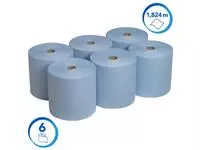 Buy your Towel roll KC Scott 1-layer 304m blue 6668 at QuickOffice BV