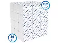 Een Toiletpapier Scott Control gevouwen 2-laags 36x220vel wit 8509 koop je bij Van Hoye Kantoor BV