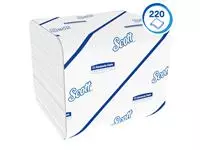 Een Papier toilette plié Scott Control 8509 2 épaisseurs 36x200 feuilles blanc koop je bij Van Hoye Kantoor BV