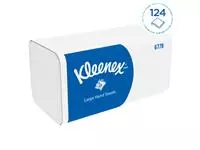 Handdoek Kleenex i-vouw 2-laags 21.5x31.8cm 15x124stuks wit 6778