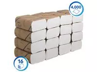 Een Handdoek Scott m-vouw 1laags 20.3x24cm wit 16x250stuks 3749 koop je bij EconOffice