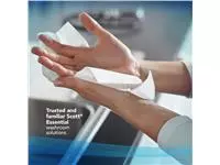 Een Handdoekrol Scott Essential Slimroll 1-laags 190m wit 6695 koop je bij MV Kantoortechniek B.V.