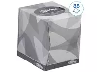 Een Facial tissues Kleenex 2-laags kubus 12x88stuks wit 8834 koop je bij EconOffice
