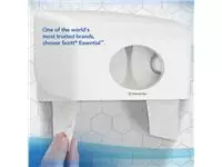 Een Toiletpapier Scott Essential 2-laags 600vel wit 8517 koop je bij Van Hoye Kantoor BV