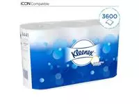 Een Toiletpapier Kleenex 2-laags 600vel wit 8441 koop je bij Van Hoye Kantoor BV