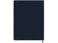 Een Notitieboek Moleskine XL 190x250mm blanco hard cover sapphire blue koop je bij KantoorProfi België BV