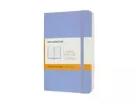 Een Notitieboek Moleskine pocket 90x140mm lijn soft cover hydrangea blue koop je bij Van Leeuwen Boeken- en kantoorartikelen