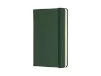 Een Notitieboek Moleskine pocket 90x140mm lijn hard cover myrtle green koop je bij Van Leeuwen Boeken- en kantoorartikelen