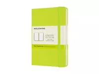 Een Notitieboek Moleskine pocket 90x140mm blanco hard cover lemon green koop je bij EconOffice