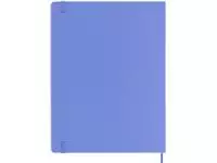 Notitieboek Moleskine XL 190x250mm lijn hard cover hydrangea blue
