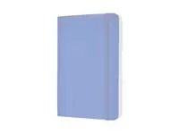 Een Notitieboek Moleskine pocket 90x140mm blanco soft cover hydrangea blue koop je bij EconOffice