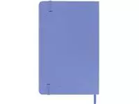Notitieboek Moleskine pocket 90x140mm blanco soft cover hydrangea blue