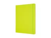 Een Notitieboek Moleskine XL 190x250mm blanco hard cover lemon green koop je bij Van Leeuwen Boeken- en kantoorartikelen