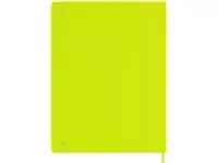 Een Notitieboek Moleskine XL 190x250mm blanco hard cover lemon green koop je bij KantoorProfi België BV