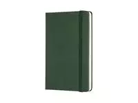 Een Notitieboek Moleskine pocket 90x140mm blanco hard cover myrtle green koop je bij Van Leeuwen Boeken- en kantoorartikelen