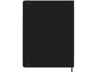 Een Notitieboek Moleskine XL 190x250mm blanco hard cover zwart koop je bij Van Leeuwen Boeken- en kantoorartikelen