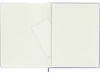 Een Notitieboek Moleskine XL 190x250mm blanco hard cover hydrangea blue koop je bij Van Leeuwen Boeken- en kantoorartikelen