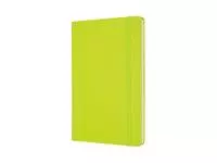 Een Notitieboek Moleskine large 130x210mm blanco hard cover lemon green koop je bij KantoorProfi België BV