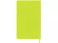 Een Notitieboek Moleskine large 130x210mm blanco hard cover lemon green koop je bij KantoorProfi België BV