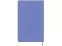 Notitieboek Moleskine large 130x210mm blanco hard cover hydrangea blue