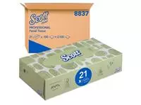 Een Facial tissues Scott 2-laags standaard 21x100stuks wit 8837 koop je bij KantoorProfi België BV