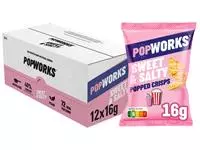 Een Chips Popworks Sweet Salty 16gr koop je bij Van Leeuwen Boeken- en kantoorartikelen